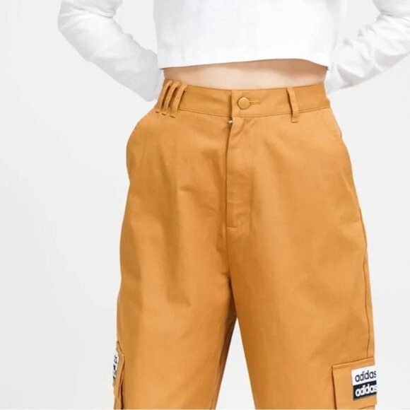 Adidas Originals - Cargo Track Joggers in Marigold - Picture 6 of 11